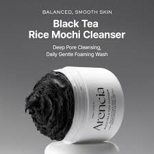 Arencia Black Tea & Yuzu Rice Mochi Cleanser 120g