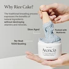Arencia Blue Hyssop Rice Mochi Cleanser 120g